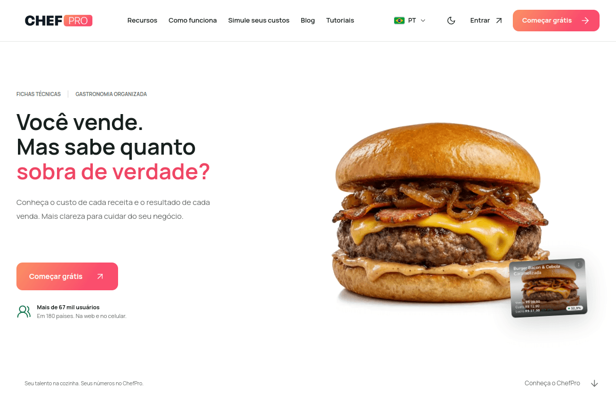 Site do fornecedor de ChefPro