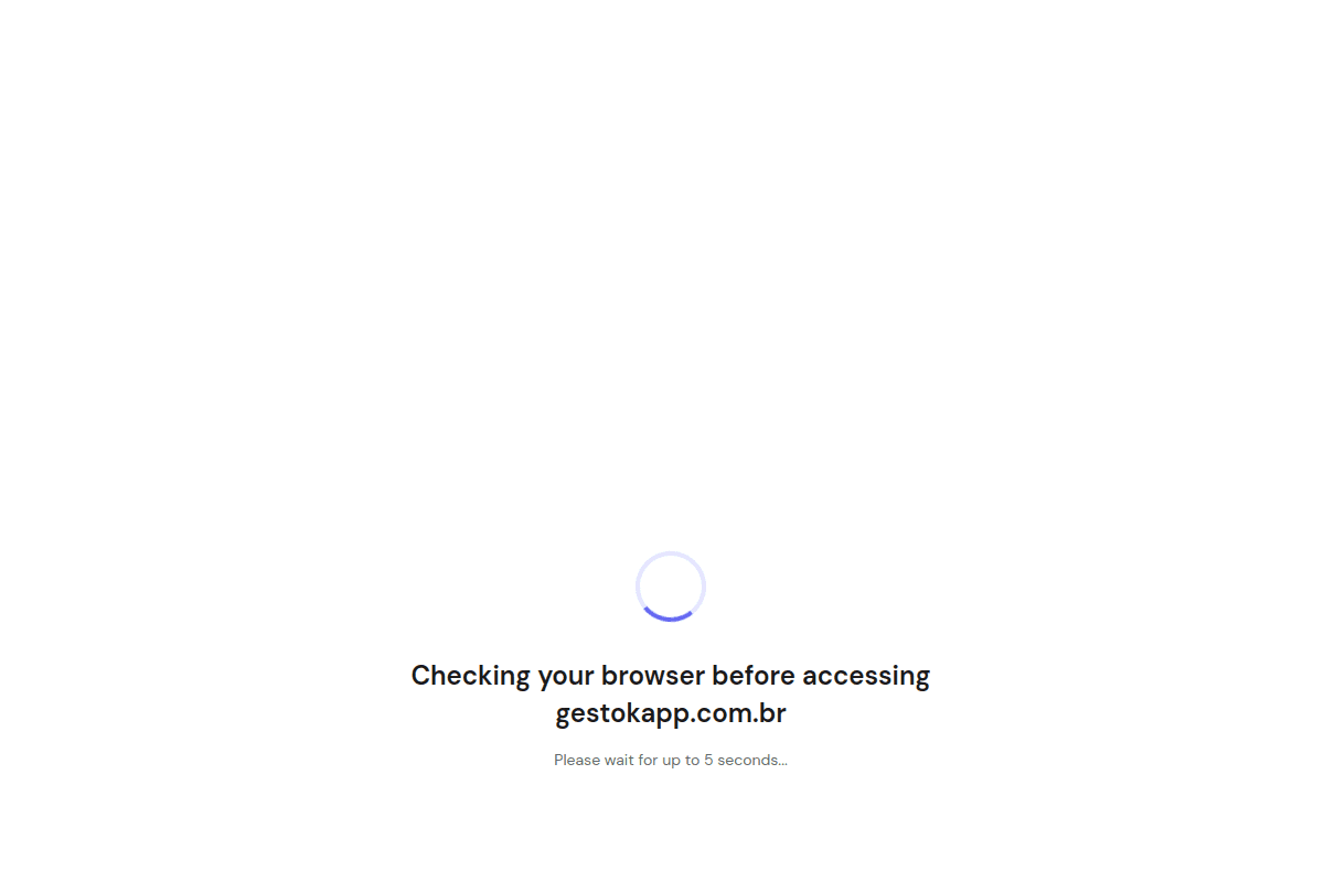 Site do fornecedor de Gestok