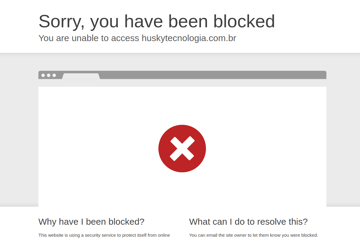 Site do fornecedor de Husky Tecnologia