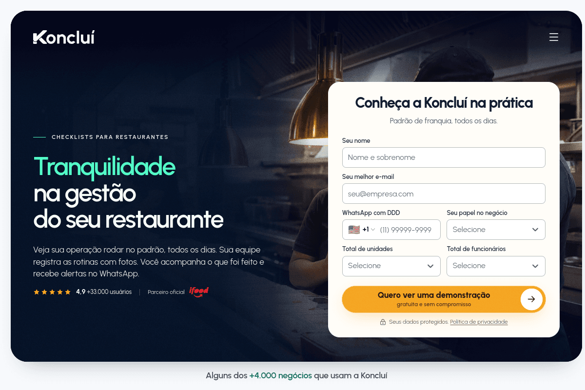 Site do fornecedor de Koncluí