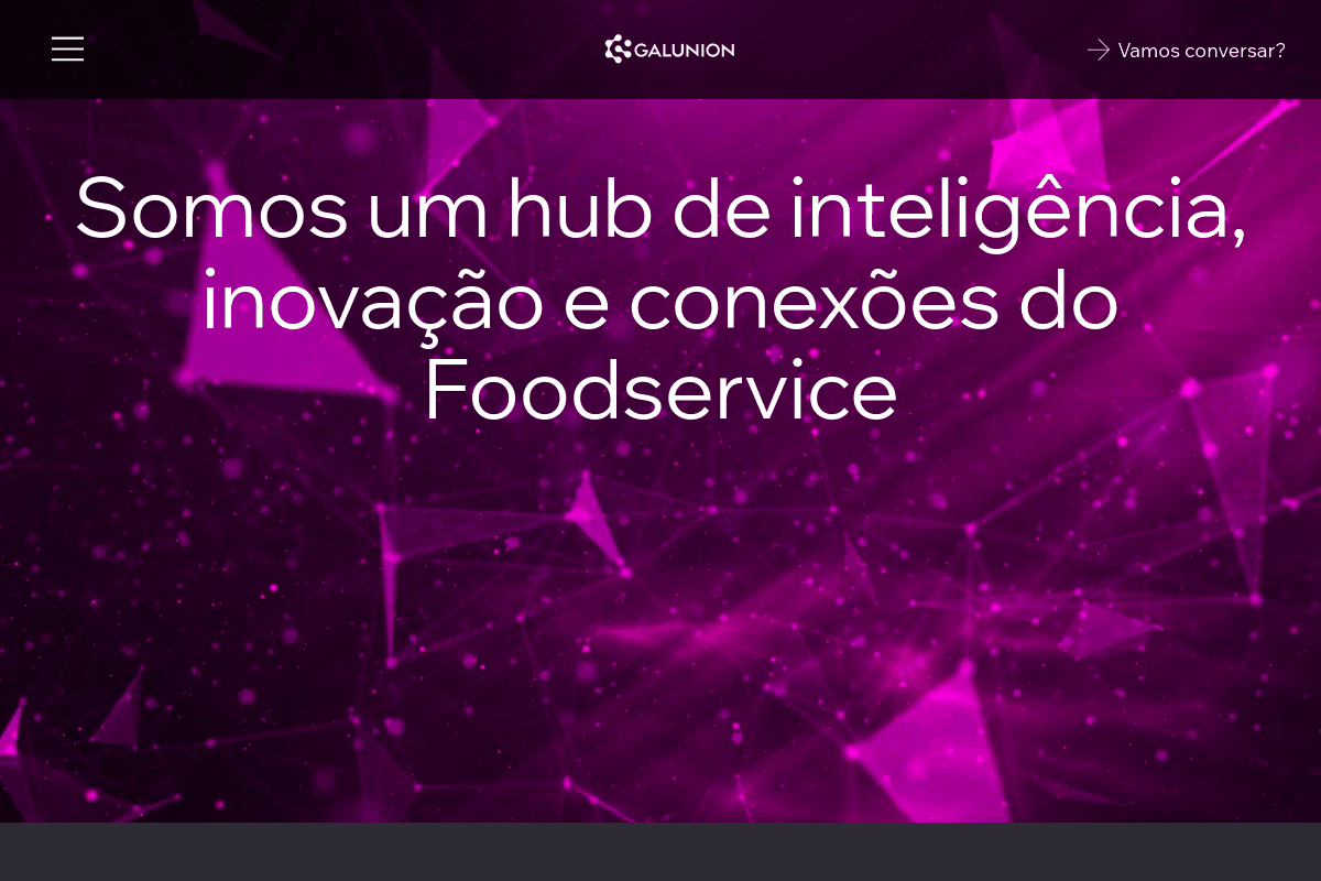 Site do fornecedor de Galunion
